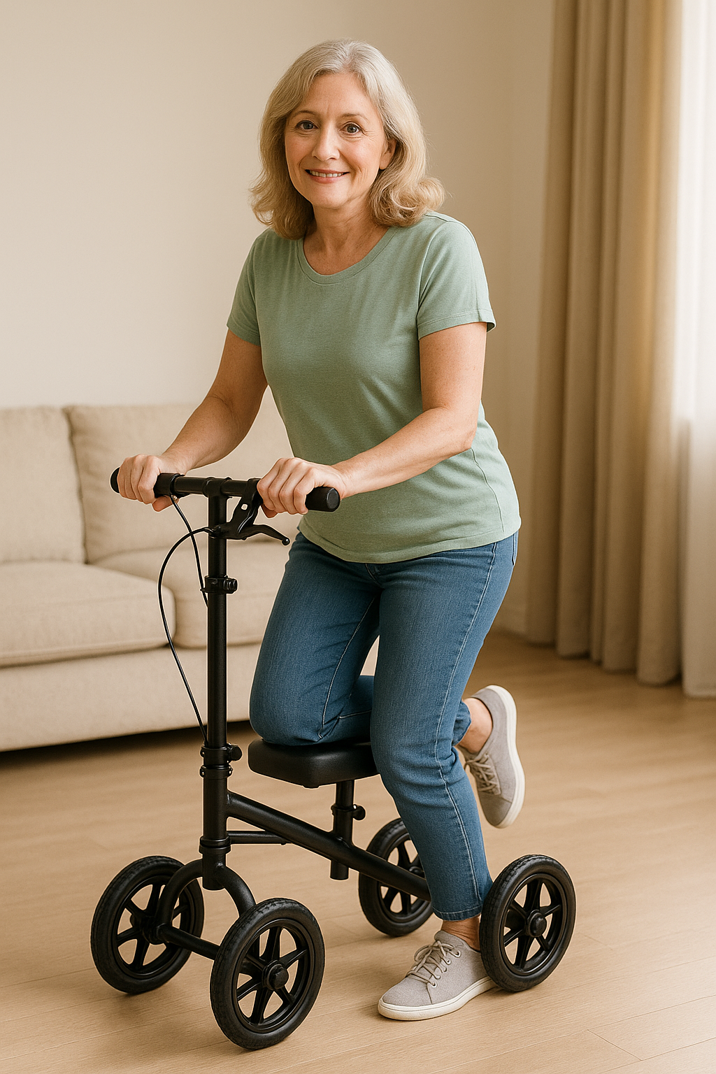 wheeled knee walker