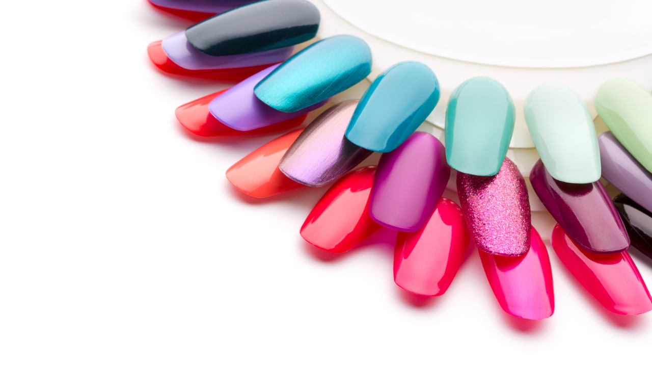 Pastel French tip nail art for soft glam look